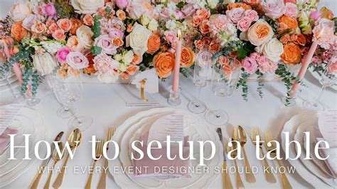 once upon a table|event table setup guide.